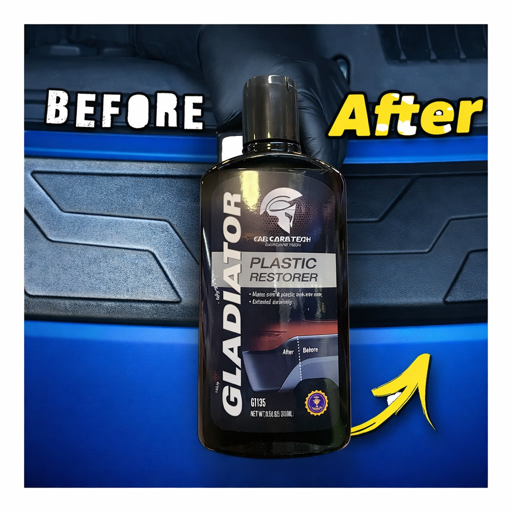 Restaurador De Plastico 300ml Para Auto Gladiator Universal