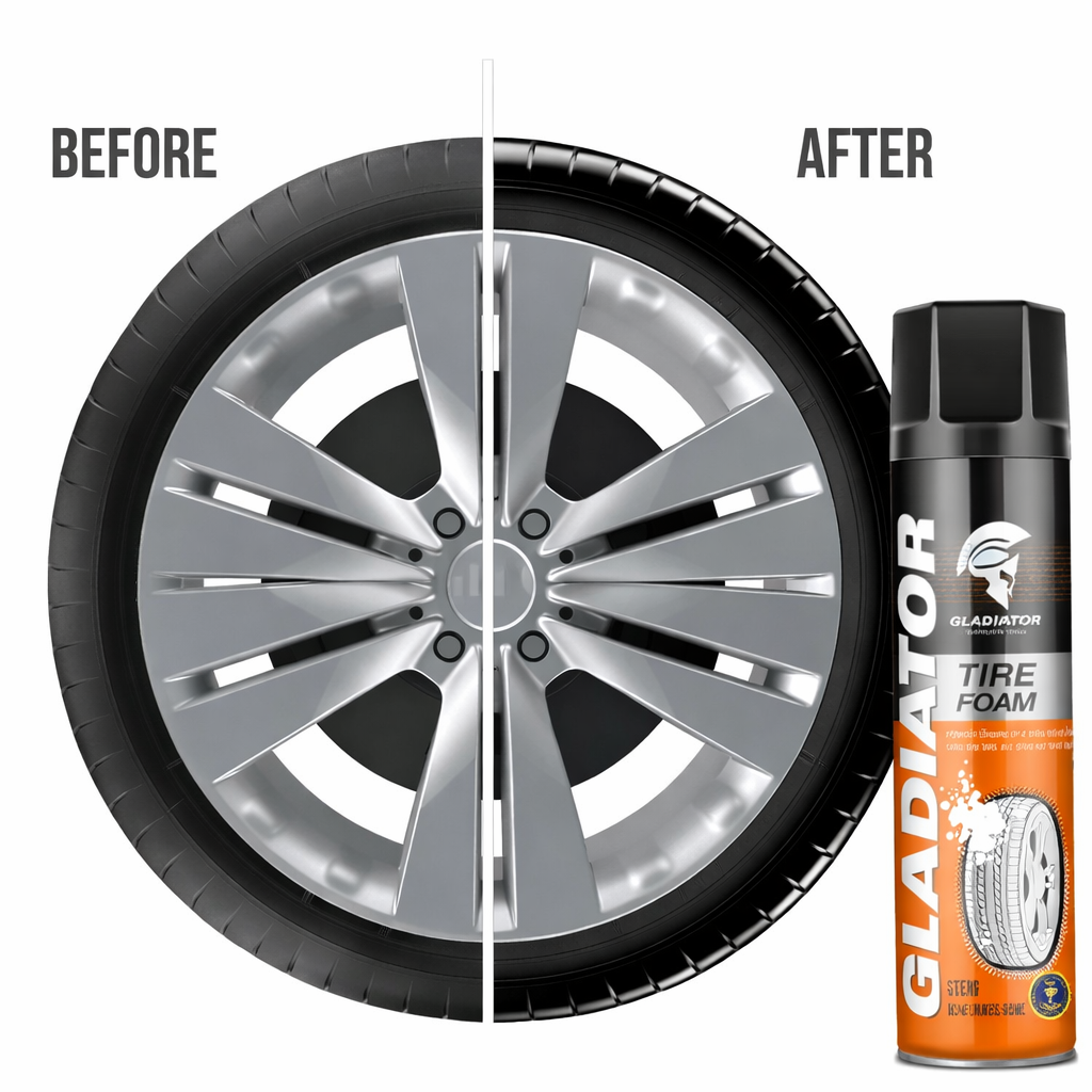 Renovador Espuma Limpia Neumaticos Gladiator 650ml Autos
