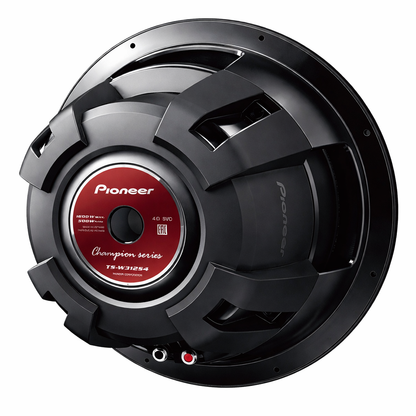 Subwoofer Pioneer 12 Ts-w312s4 1 Bobina 4 Ohms 1600w 500rms Color Negro