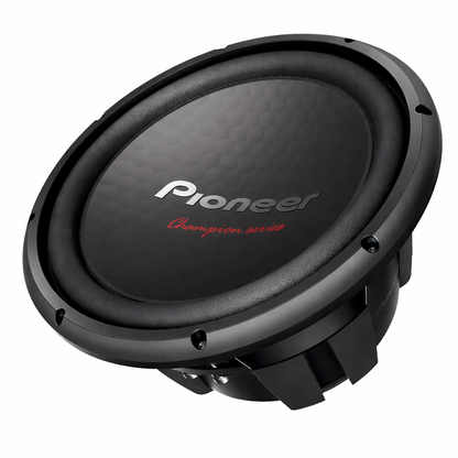 Subwoofer Pioneer 12 Ts-w312s4 1 Bobina 4 Ohms 1600w 500rms Color Negro