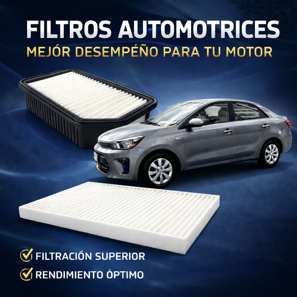 Filtro De Aire Y Polen Kia Soluto 1.4 2019-2025
