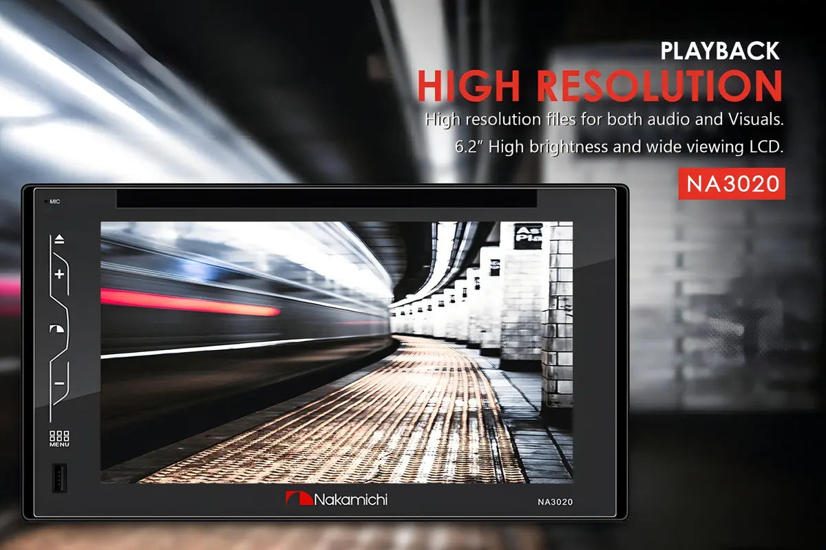 Radio Nakamichi 3020 Android 6 Pulgadas DVD Mirrorlink BT