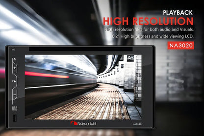 Radio Nakamichi 3020 Android 6 Pulgadas DVD Mirrorlink BT