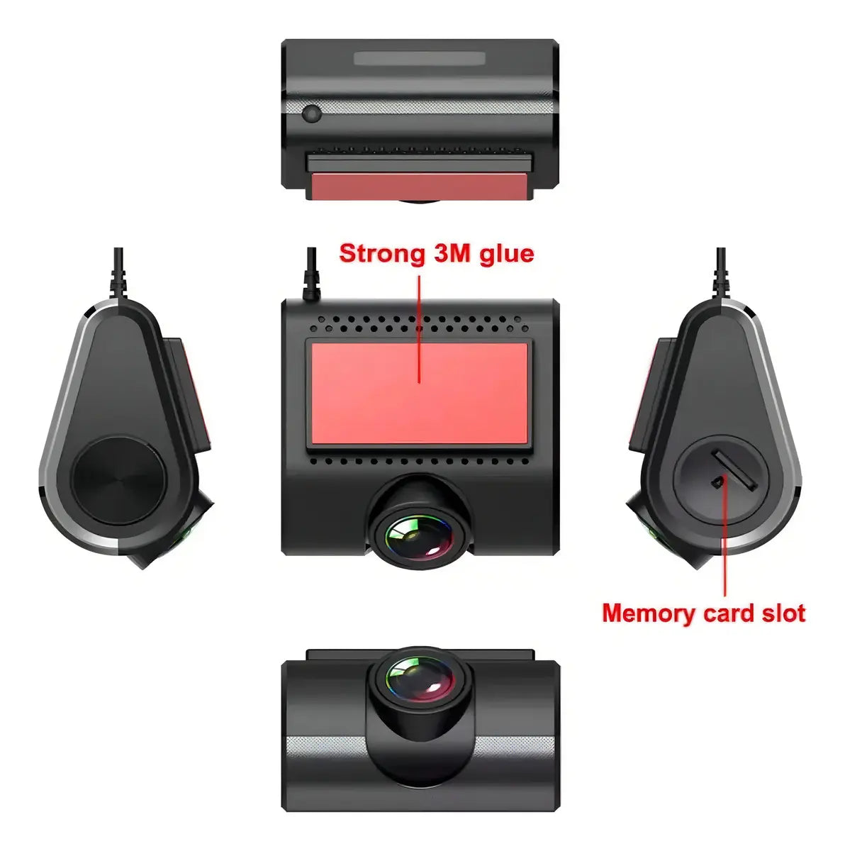 Camara Carro Grabadora Aiwa Dvr Hd Microfono Usb Aw-a10dvr