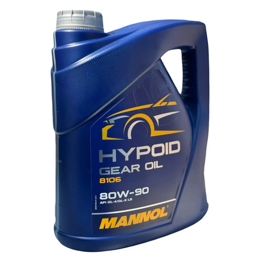 Aceite Transmision 80w90 Mannol Api Gl4 Gl5 Ls 4 Litros